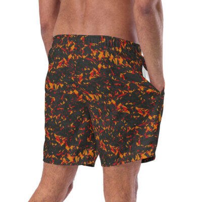swim trunks men’s – orange crystal