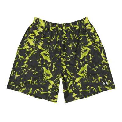 men's shorts yellow crystals