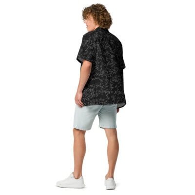 men’s shirt bowling – black crystal