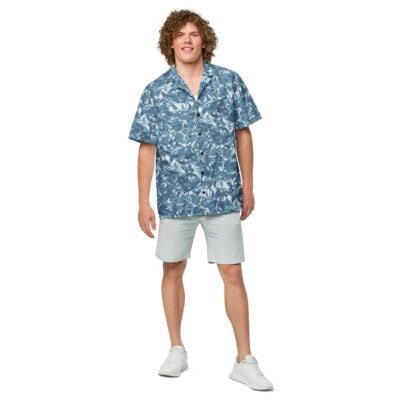 men’s shirt bowling – light blue crystal