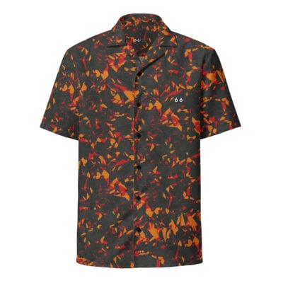 men’s shirt bowling – orange crystal