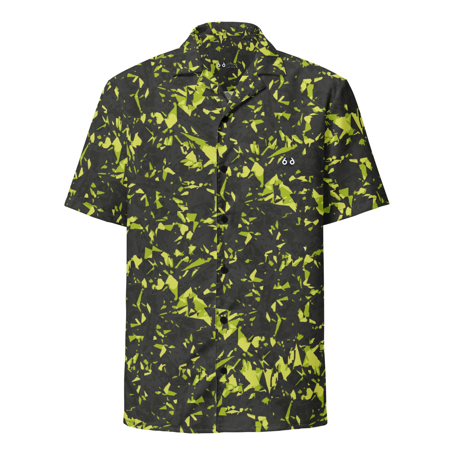 men’s shirt bowling – yellow crystal