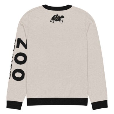 knitted men’s crew neck sweater – ice gorilla