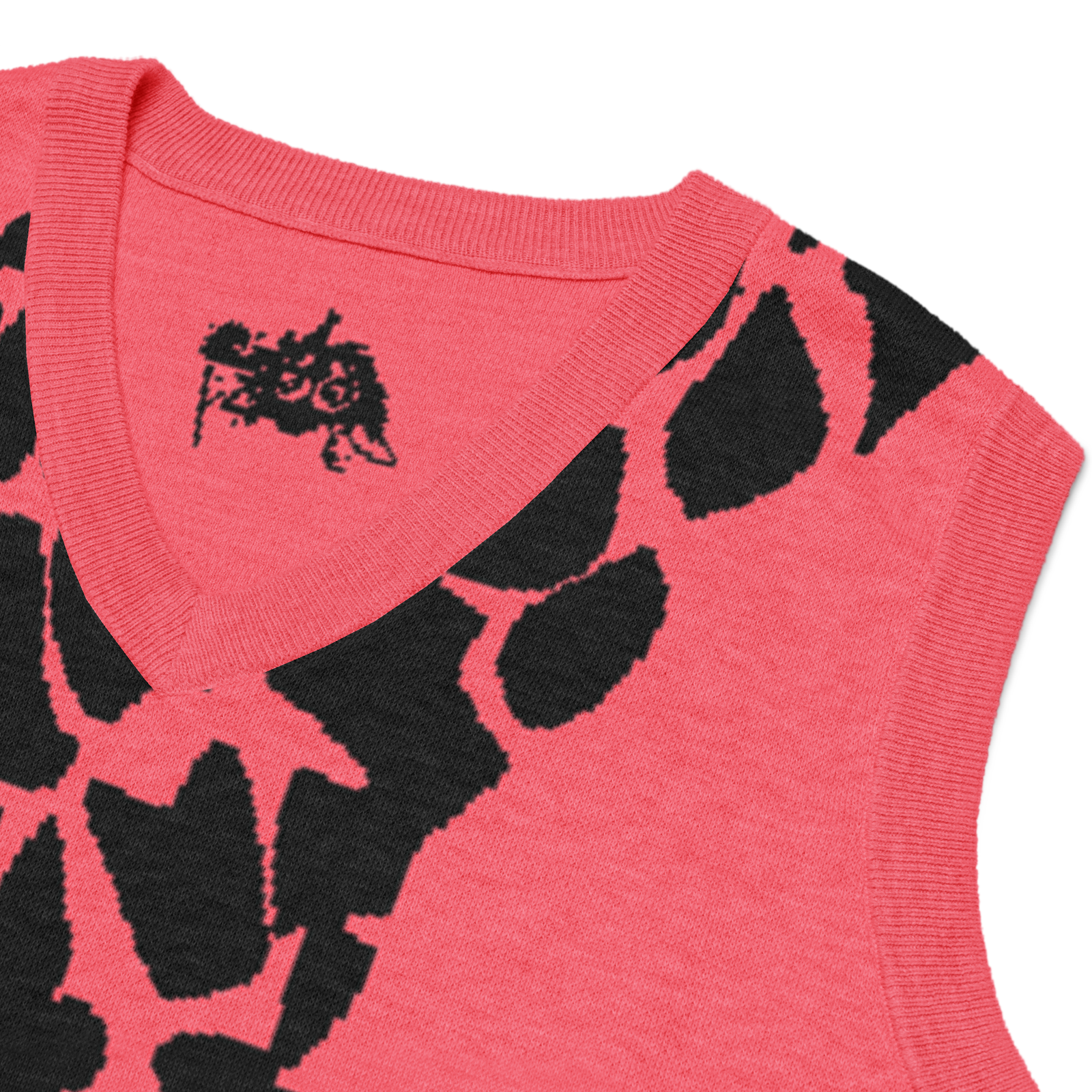 knitted v neck vest custom m product details 2 690865bacc9c5