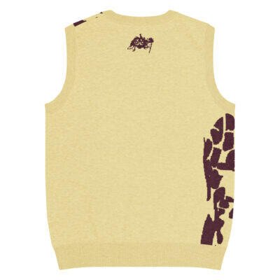 knit v neck vest – zoo ground