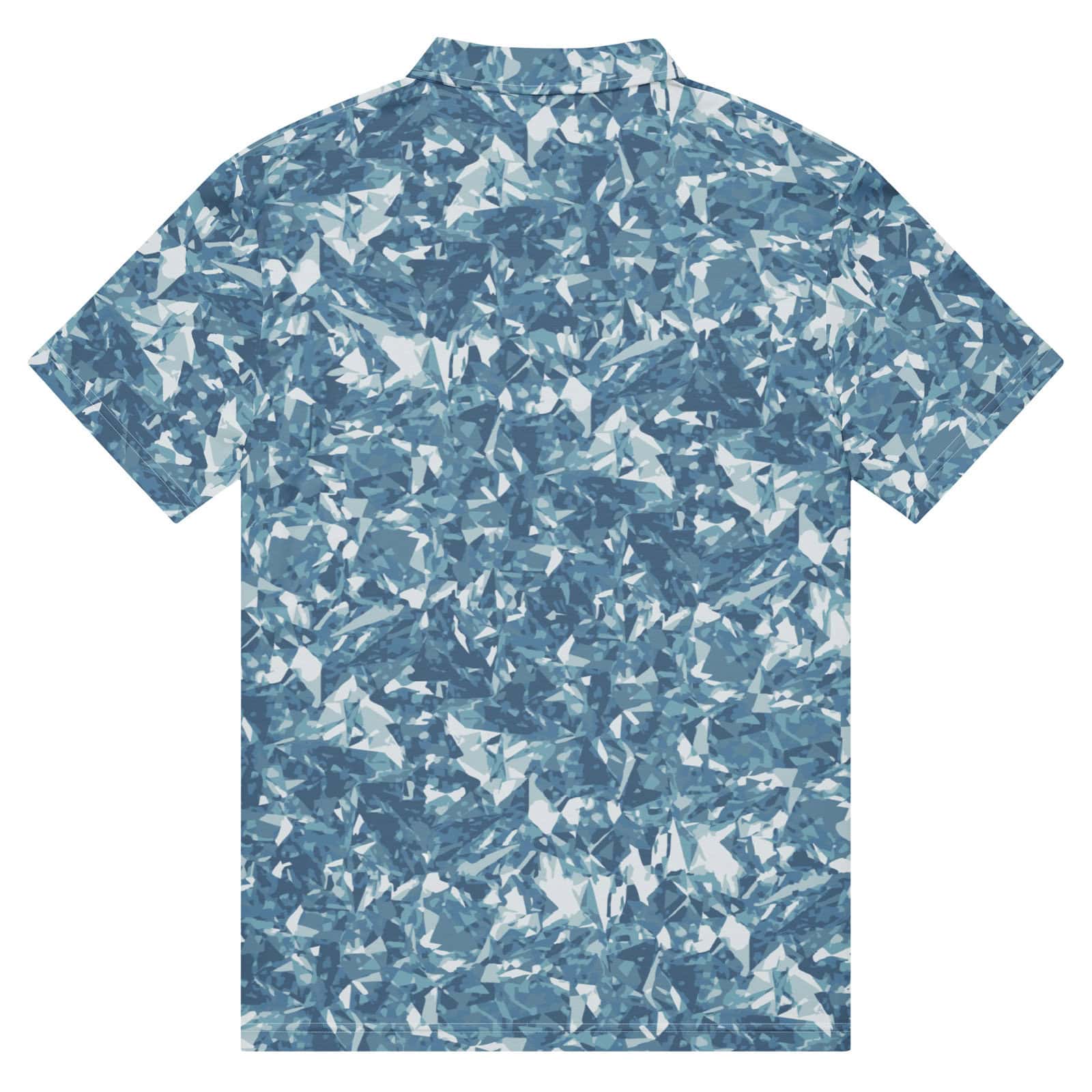 men’s slim fit polo light blue crystal