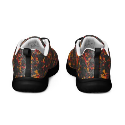 shoes men’s athletic – orange crystals