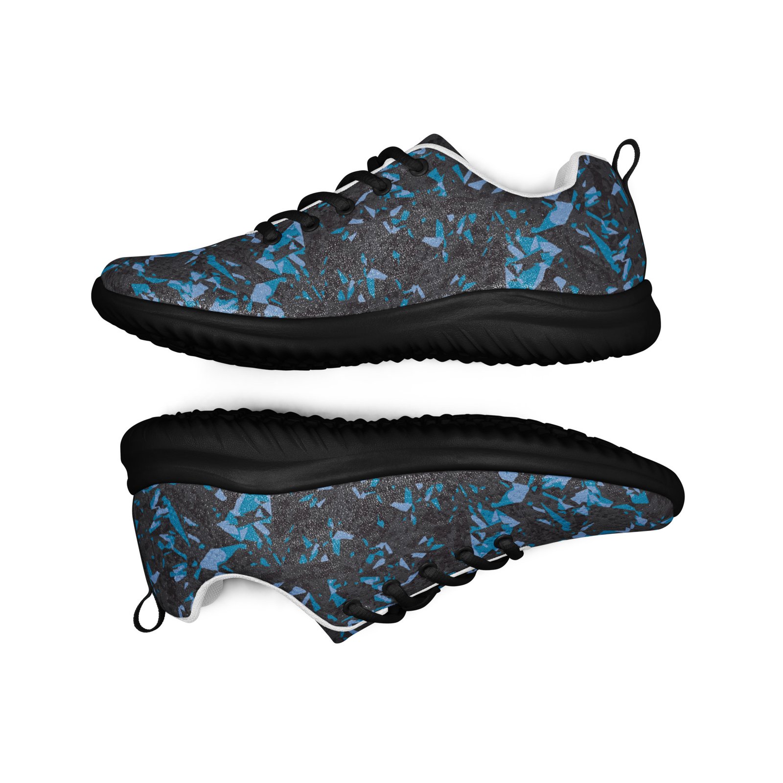 shoes men’s athletic – blue crystals