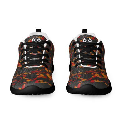 shoes men’s athletic – orange crystals