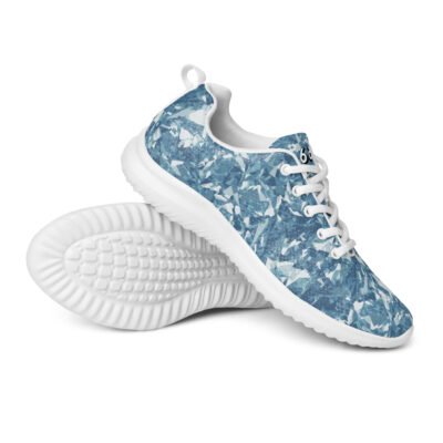 shoes men’s athletic – light blue crystals