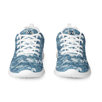 shoes men’s athletic – light blue crystals