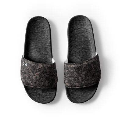 men’s slides gray crystal
