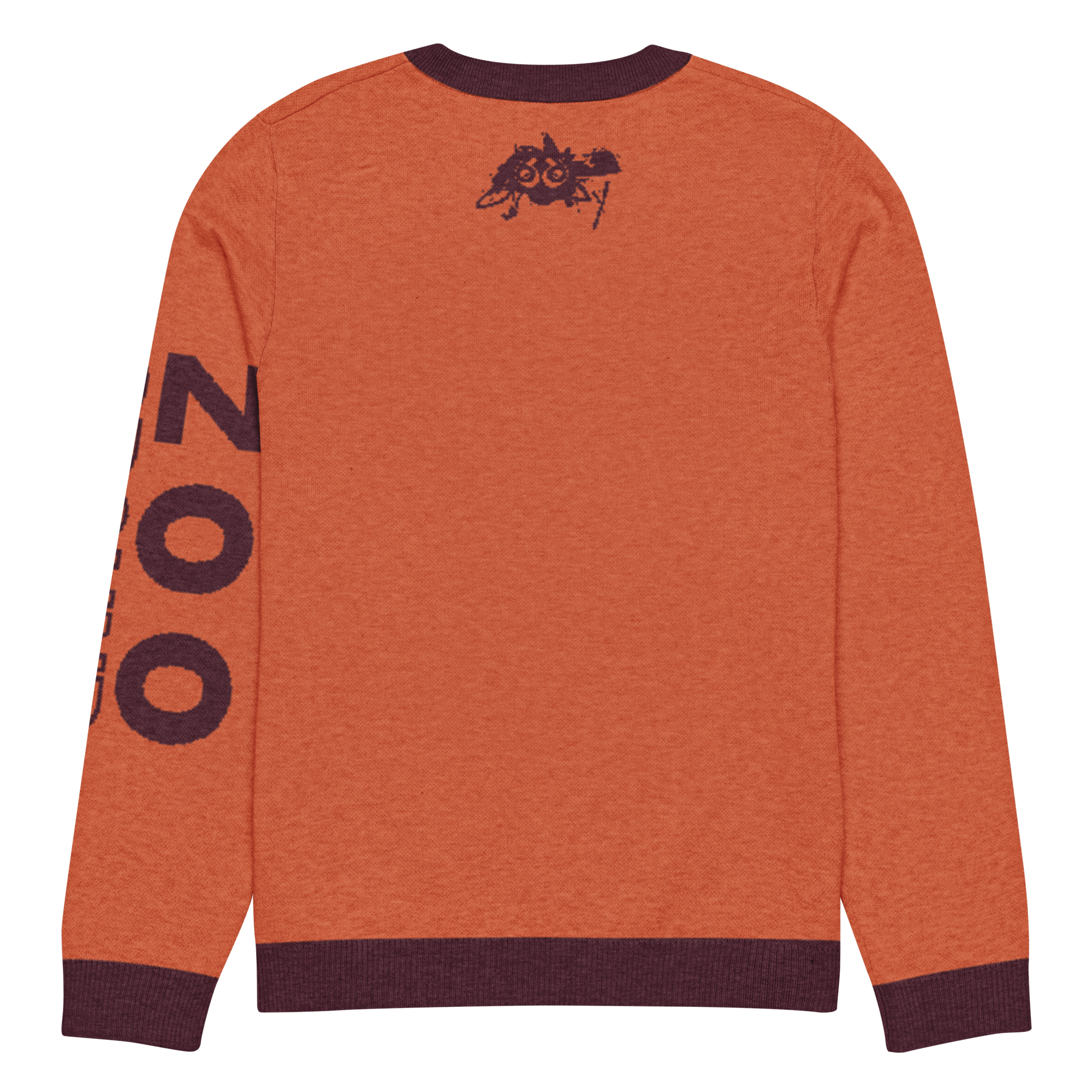 classic fit knitted crew neck sweater custom m back 690a2aa23803a