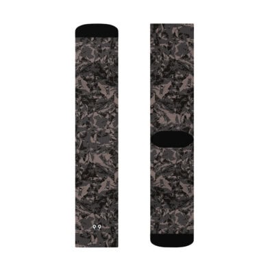 crew socks men's gray crystal