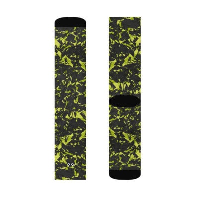 crew socks men's yellow crystal