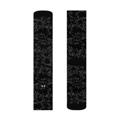 crew socks men's black crystal