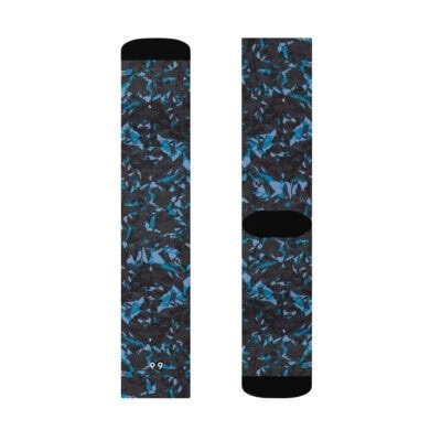 crew socks men's blue crystal