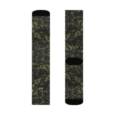 crew socks men's green crystal