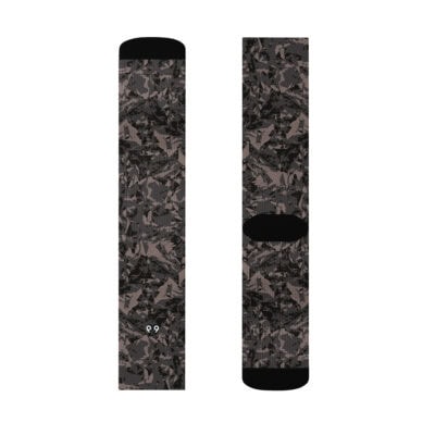 crew socks men's gray crystal