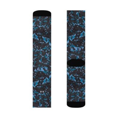 crew socks men's blue crystal