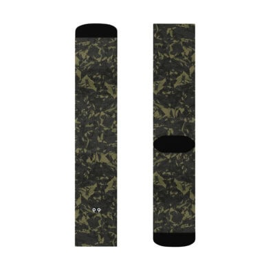 crew socks men's green crystal