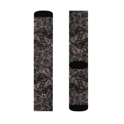 crew socks men's gray crystal