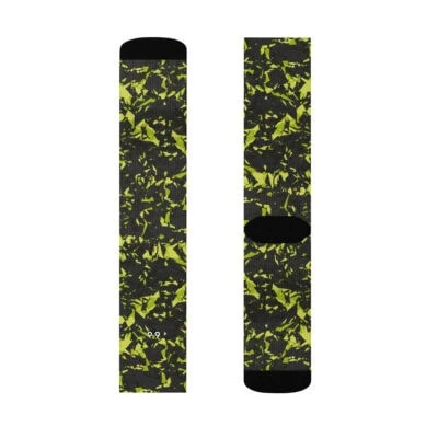 crew socks men's yellow crystal