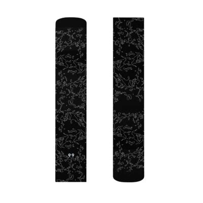 crew socks men's black crystal
