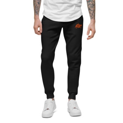 men’s sweatpants orange pep sketch