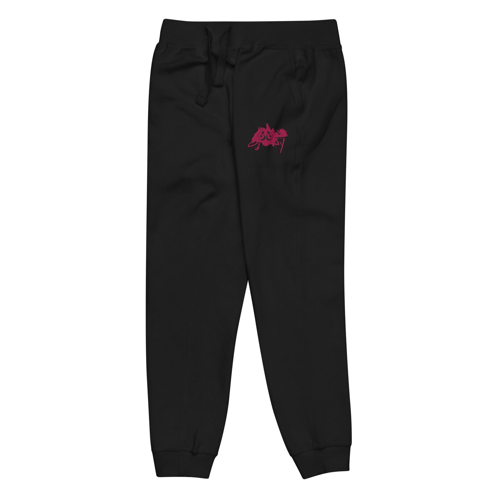 men’s sweatpants pink pep sketch