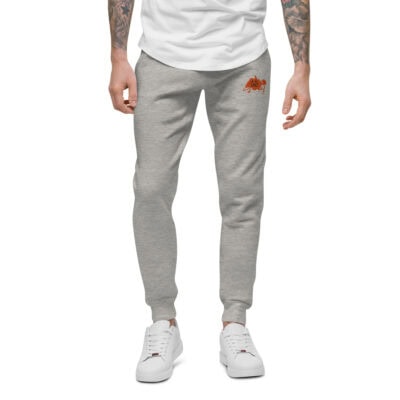 men’s sweatpants orange pep sketch