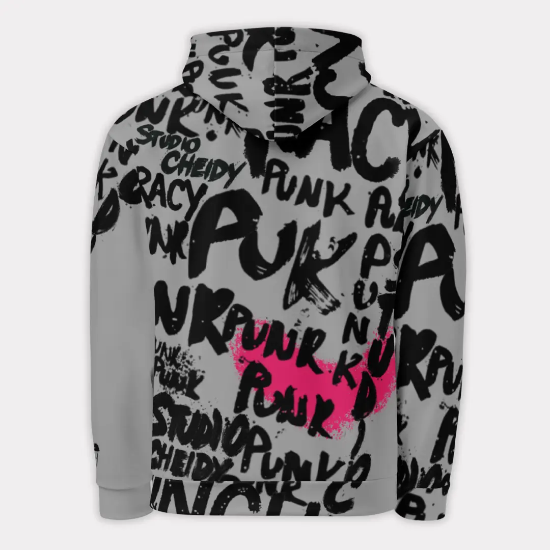 Men's hoodie from the Street Writers capsule collection with graffiti graphics inspired by the world of urban writers in your streetwear shop.