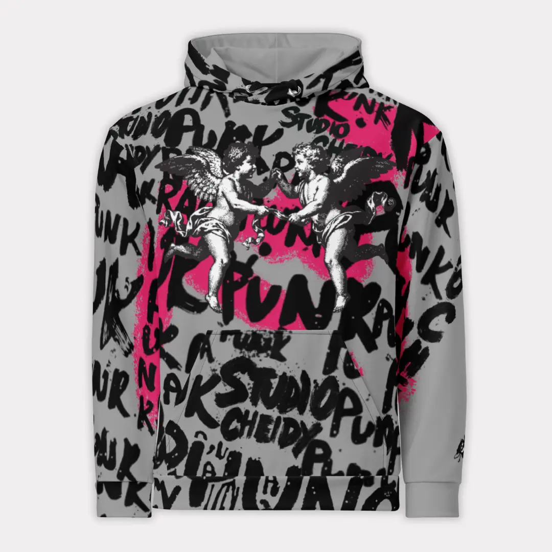 Men's hoodie from the Street Writers capsule collection with graffiti graphics inspired by the world of urban writers in your streetwear shop.