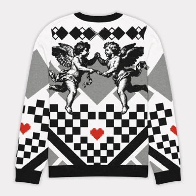 knit sweater women back