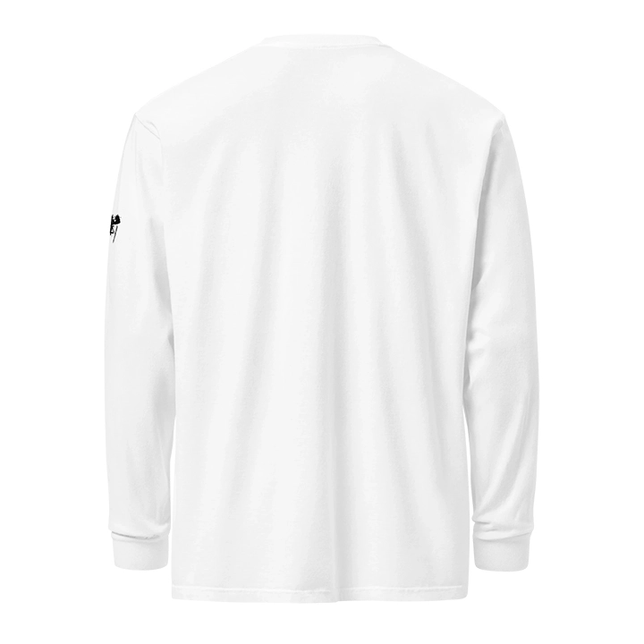 Men's streetwear long sleeve T-shirt featuring pop-style angel graphics, balloon elements, and BOUM lettering; a vibrant, party-inspired design.