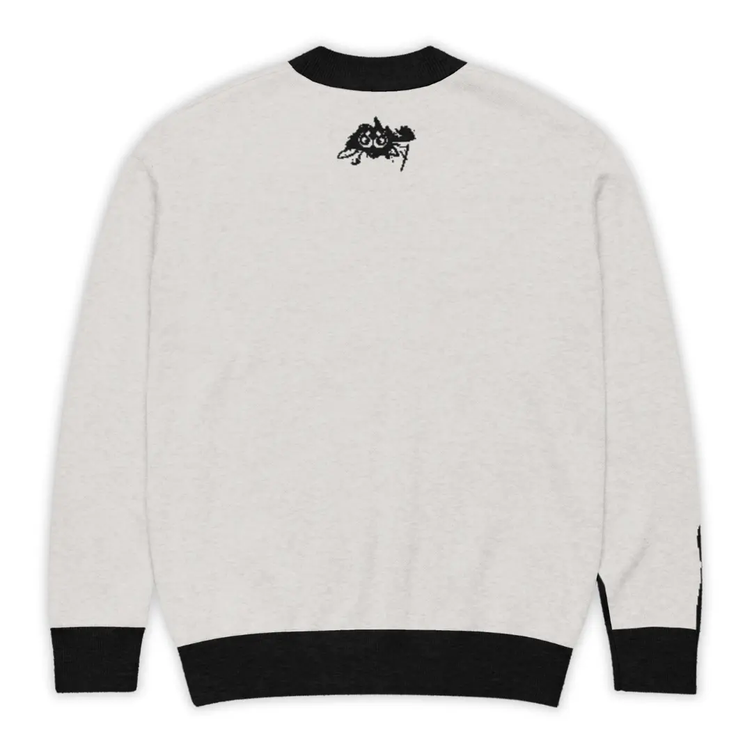 Men's Gorilla Zoo Ground Jacquard Cardigan, Glamorous Streetwear Style