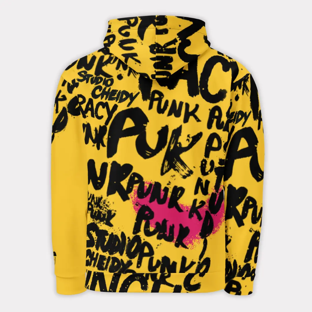 Men's hoodie from the Street Writers capsule collection with graffiti graphics inspired by the world of urban writers in your streetwear shop.