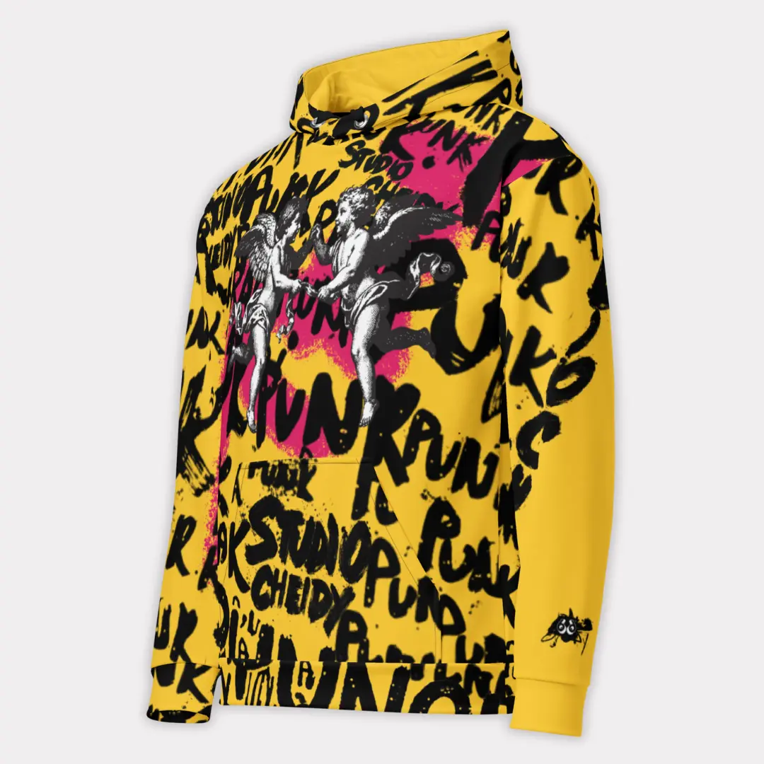 Men's hoodie from the Street Writers capsule collection with graffiti graphics inspired by the world of urban writers in your streetwear shop.