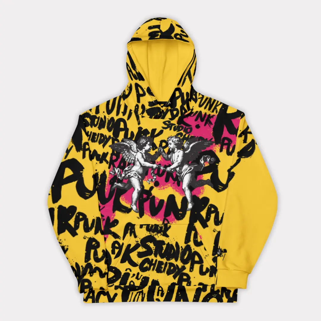 Men's hoodie from the Street Writers capsule collection with graffiti graphics inspired by the world of urban writers in your streetwear shop.