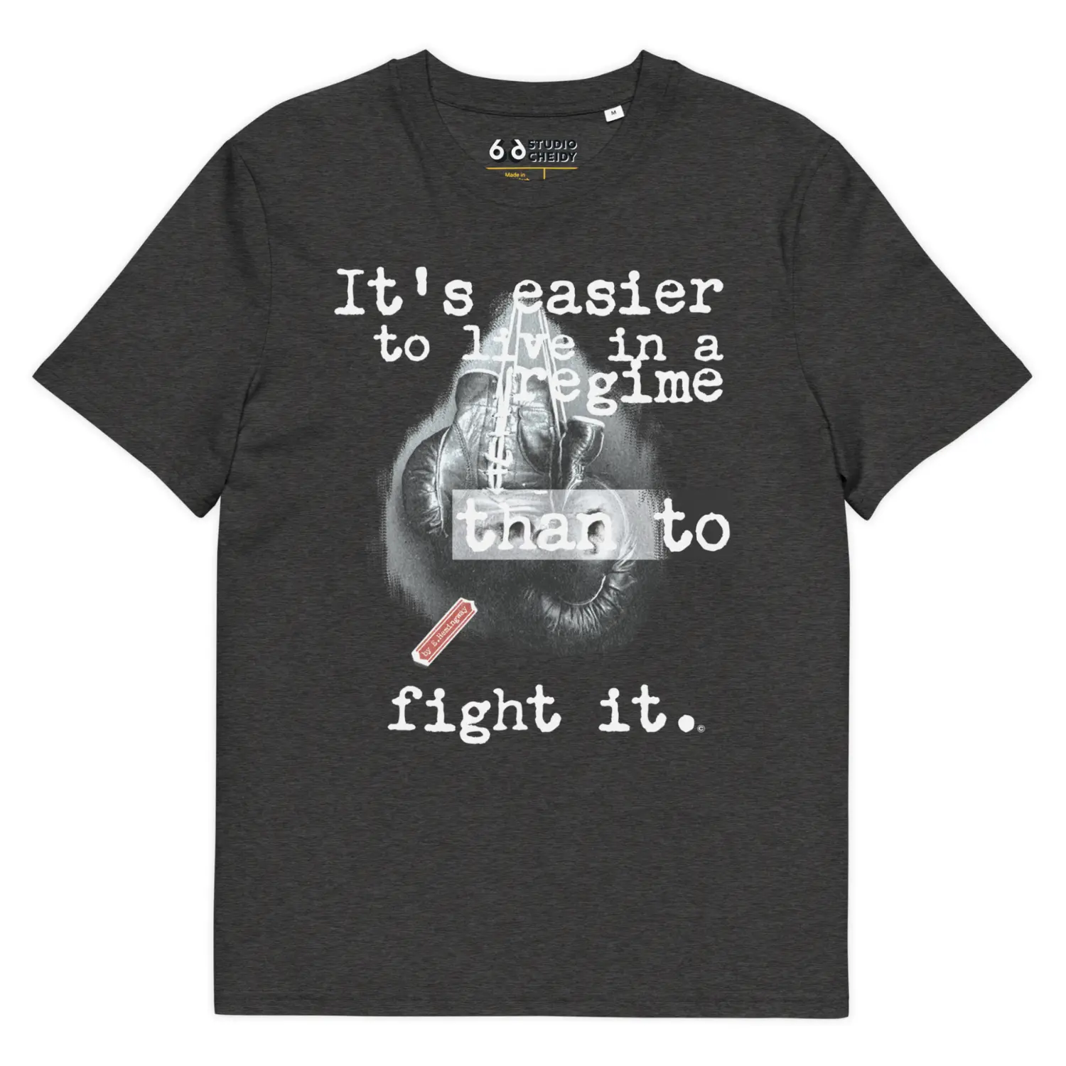 mens t shirt dark fight it