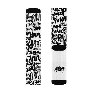 socks white and black