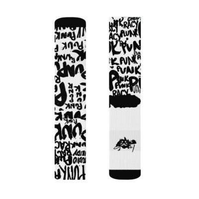 socks white and black