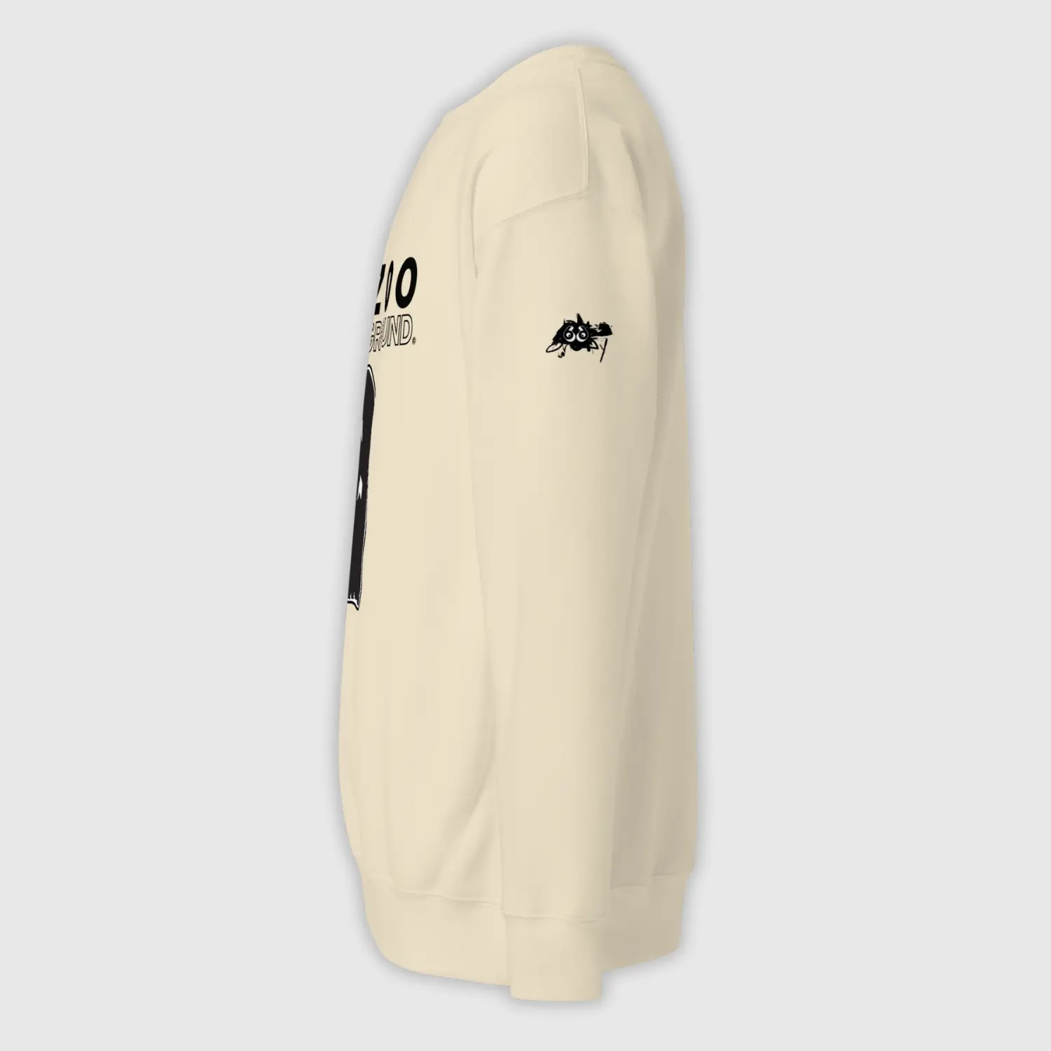 sweatshirt mens design gorilla bone left