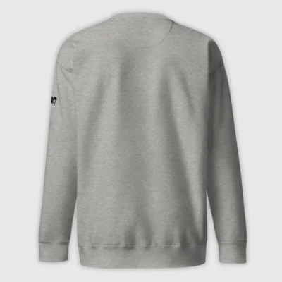 sweatshirt mens design gorilla carbon gray back