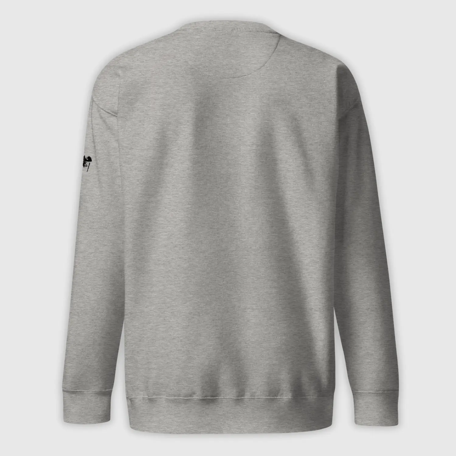 sweatshirt mens design gorilla carbon gray back