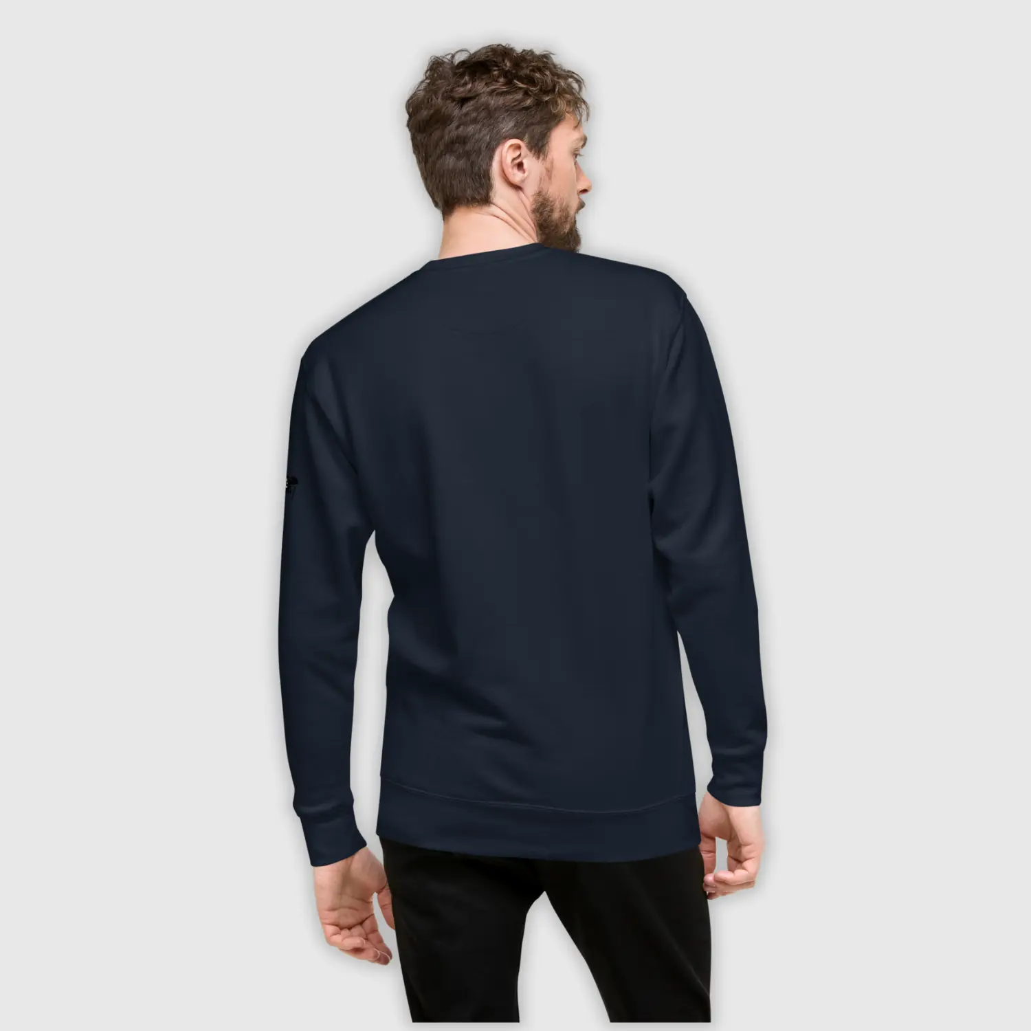 sweatshirt mens design gorilla navy blazer dynamic back