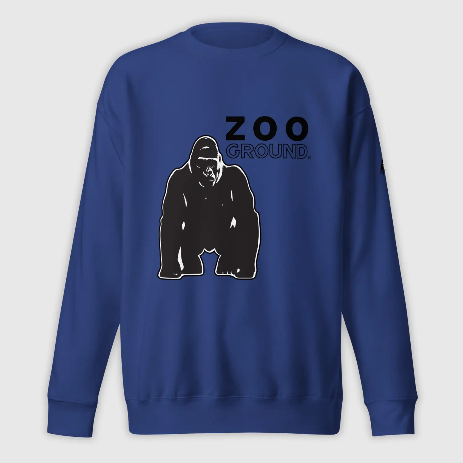 sweatshirt mens design gorilla royal front