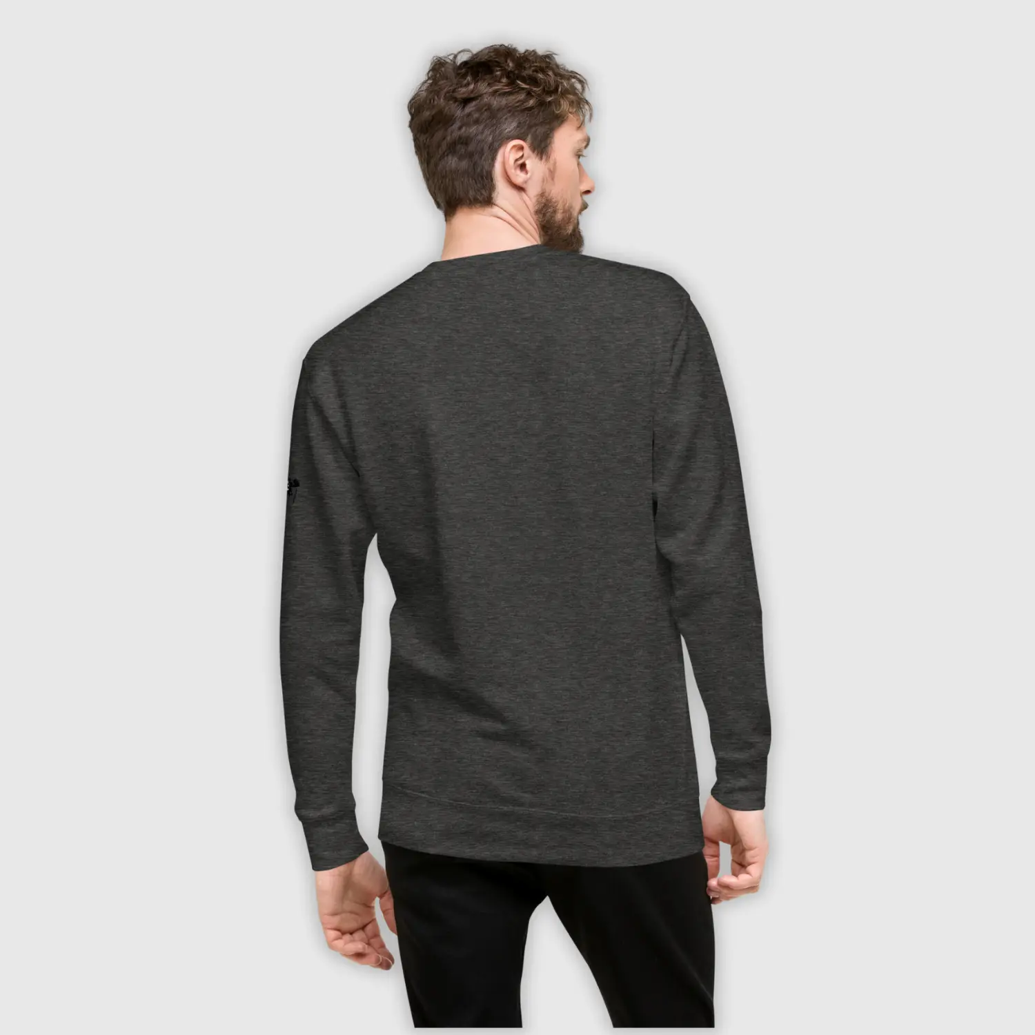 sweatshirt mens design gorilla vintage black dynamic back