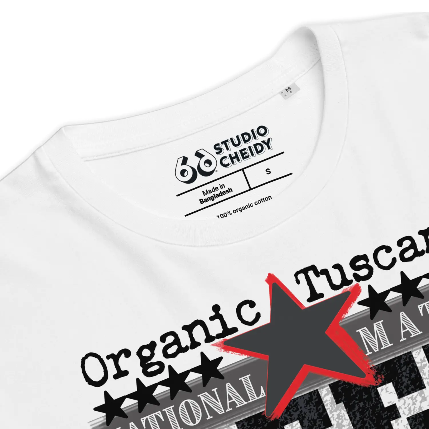 t shirt men tuscany detail