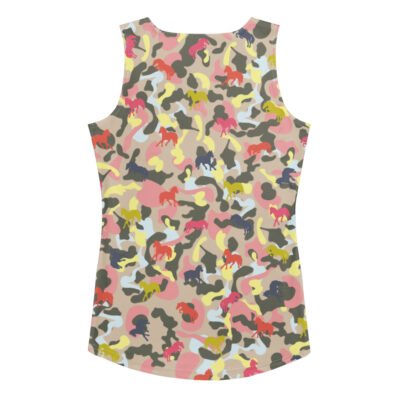 tank top women's | camouflage sporty glam horses tank top women's | camouflage sporty glam horses